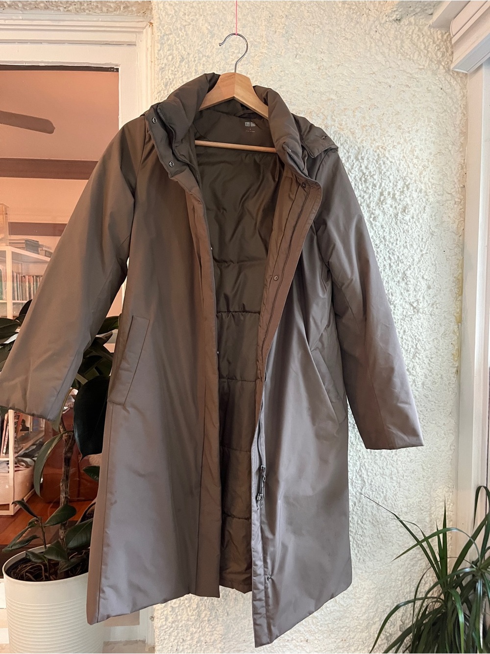 Uniqlo Grey-Green Winter Coat